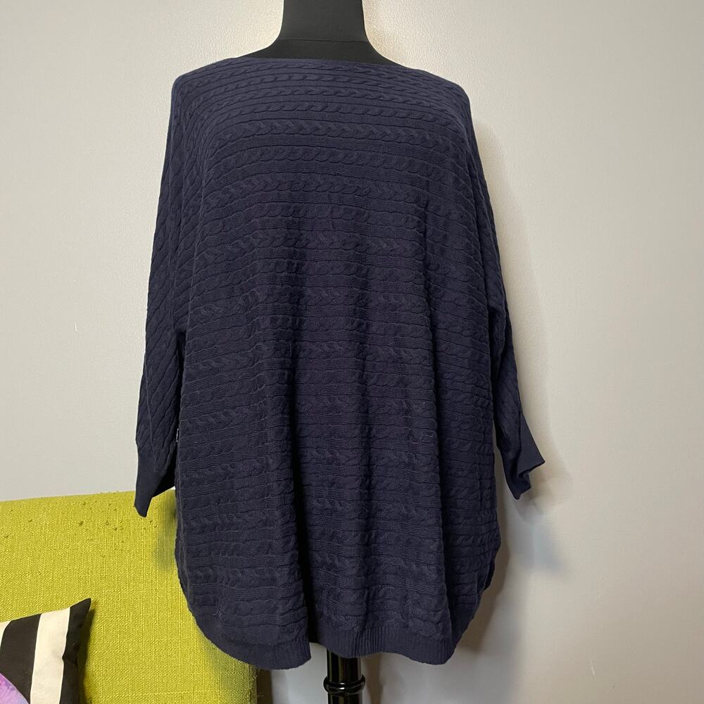 Market & Spruce Stitch Fix Reviera Cable Knit Dolman Pullover Sweater NEW 3X